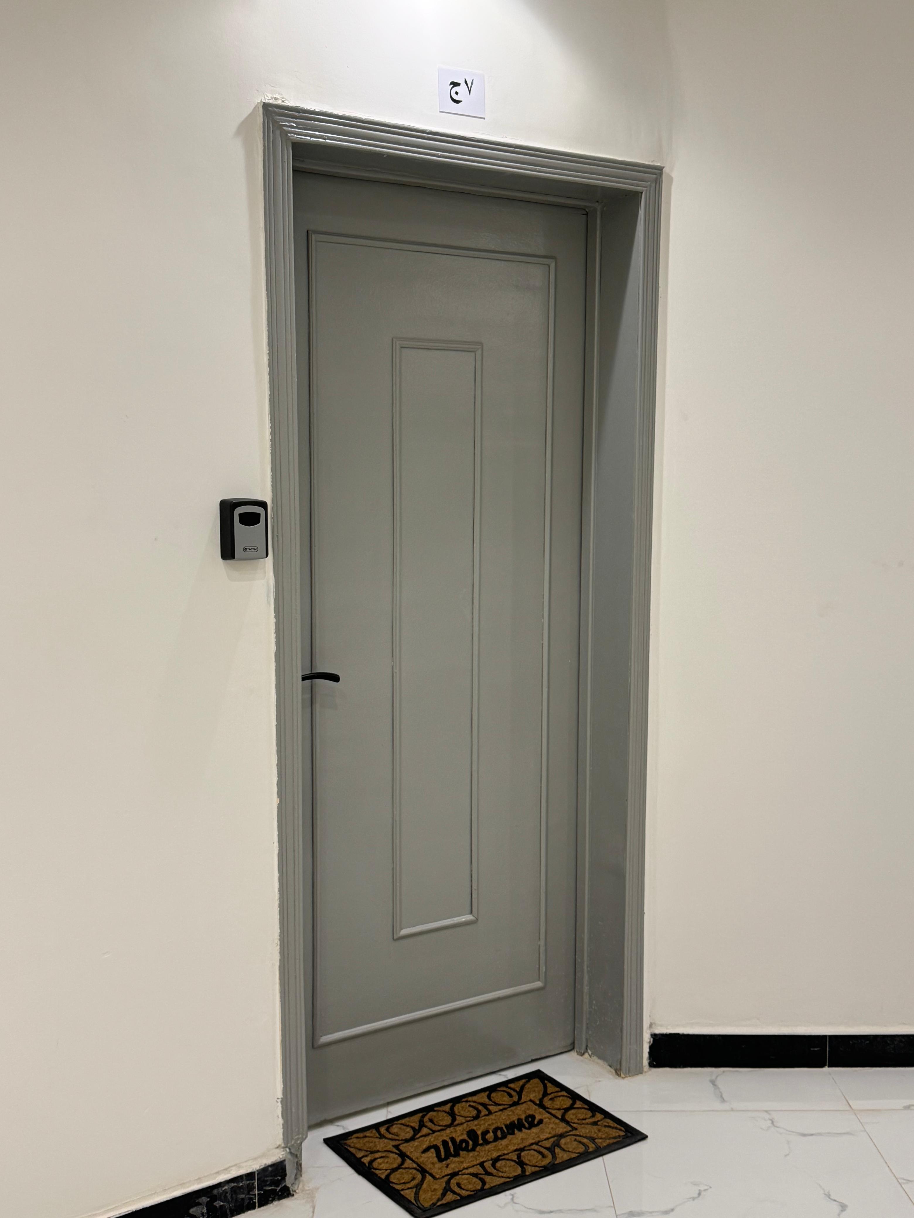 Studio with master bed and comfortable seating in Al Yasmeen 101