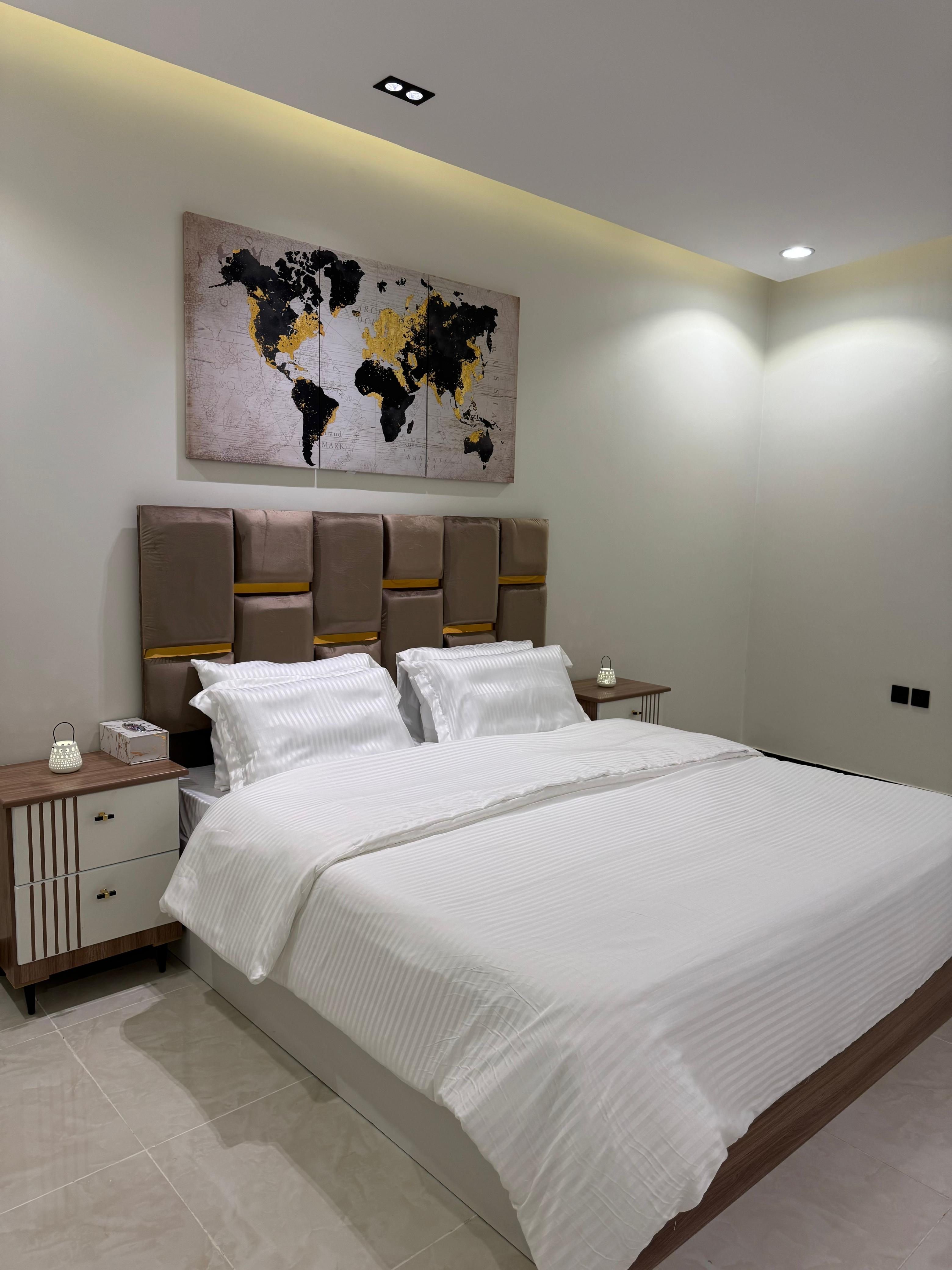 شقه بدخول ذاتي وسرير مريح في حي الوادي 109