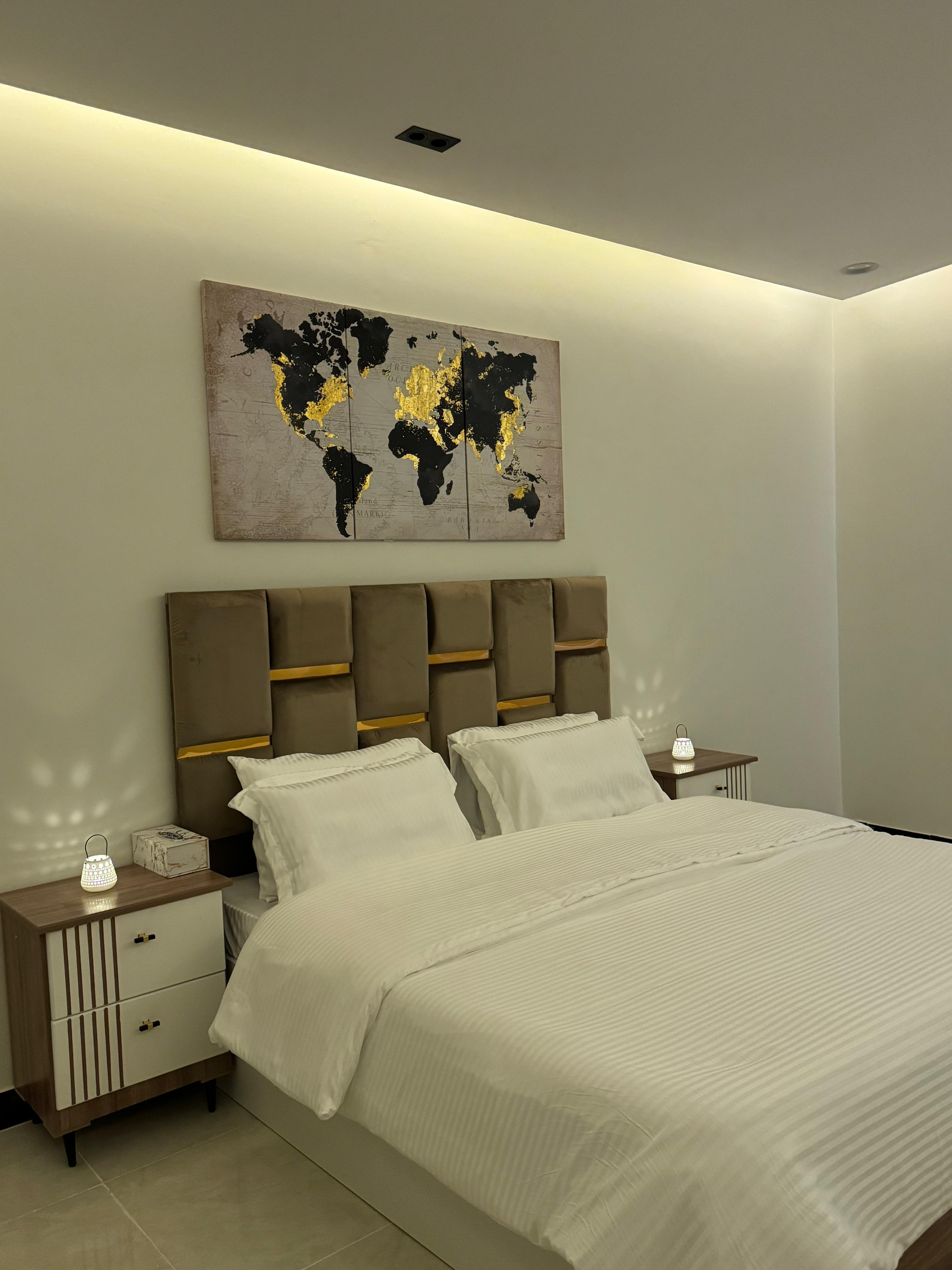 شقه بدخول ذاتي وسرير مريح في حي الوادي 109